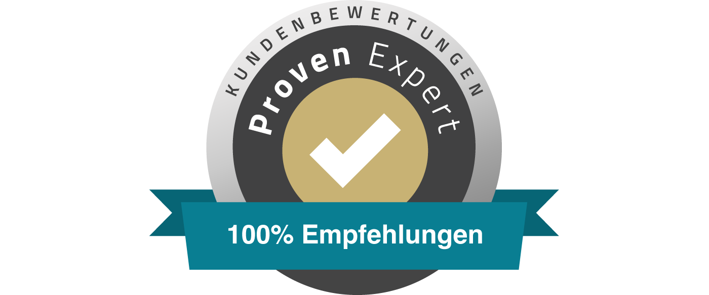 ProvenExpert – 100 % Empfehlungen